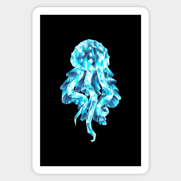 Ice jellyfish Sticker by Blackmoon9